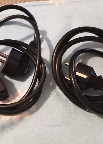 Siyah Güç Kablosu Seti - Görsel 3