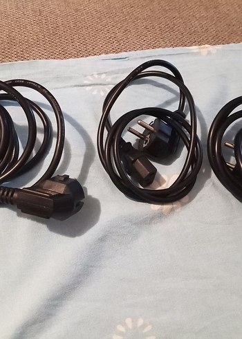 Siyah Güç Kablosu Seti - Görsel 4