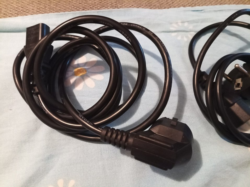 Siyah Güç Kablosu Seti - Görsel 2