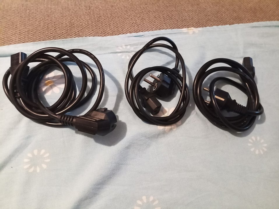 Siyah Güç Kablosu Seti - Görsel 4