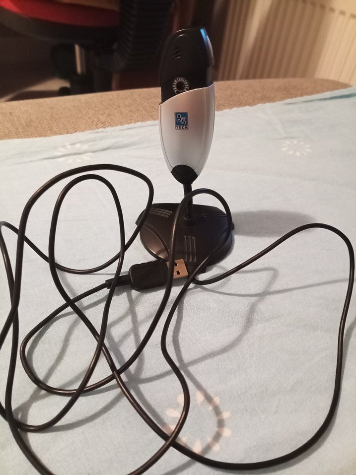 Beyaz USB Mikrofon - Görsel 2