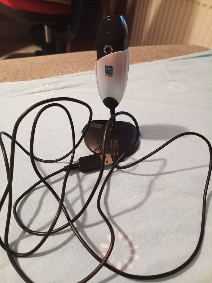 Beyaz USB Mikrofon - Görsel 3