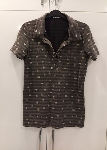 Burberry Marka Polo Yaka T-shirt - Görsel 4