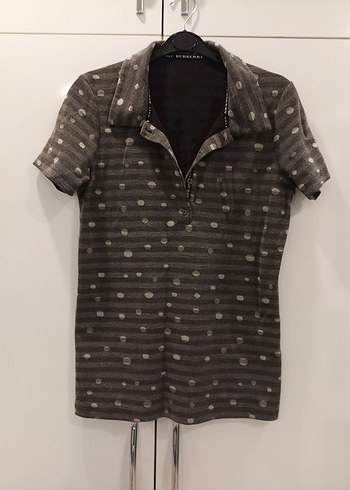 Burberry Marka Polo Yaka T-shirt - Görsel 7