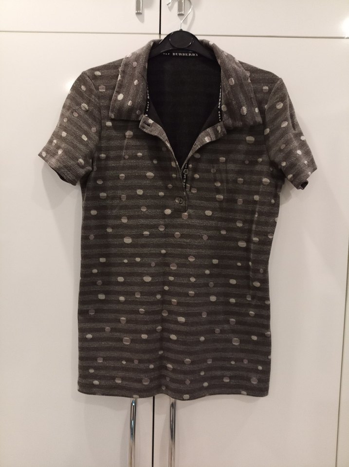 Burberry Marka Polo Yaka T-shirt - Görsel 4