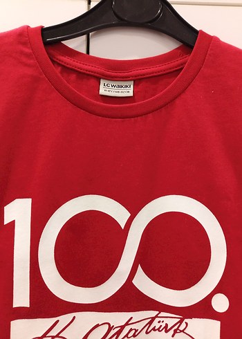 LCW Marka Kırmızı Baskılı Erkek Çocuk Tişört - Görsel 2