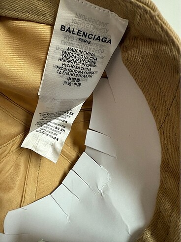 Beden camel Renk Balenciaga Şapka