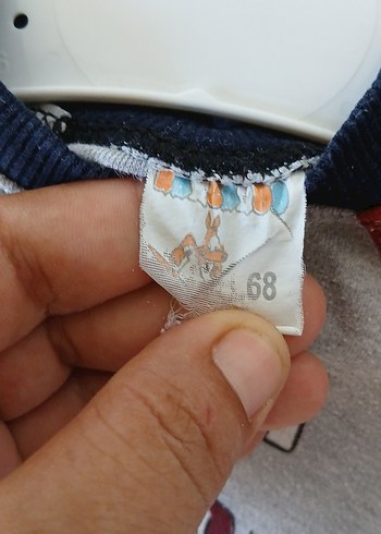 Uzun Kollu Sweatshirt Tarzı Bebek Body - Görsel 3