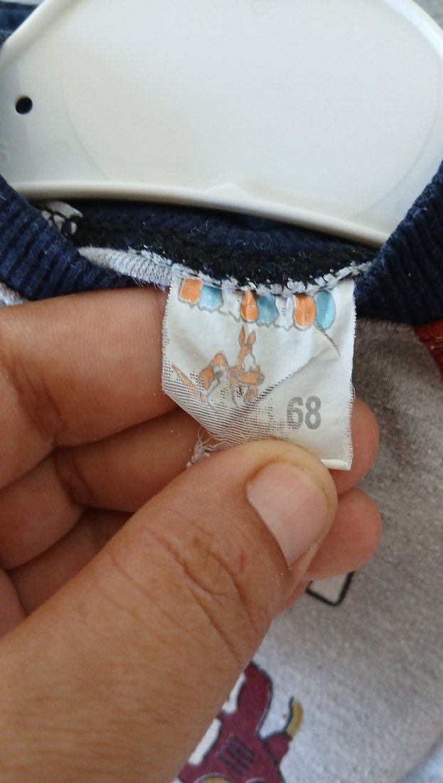 Uzun Kollu Sweatshirt Tarzı Bebek Body - Görsel 3