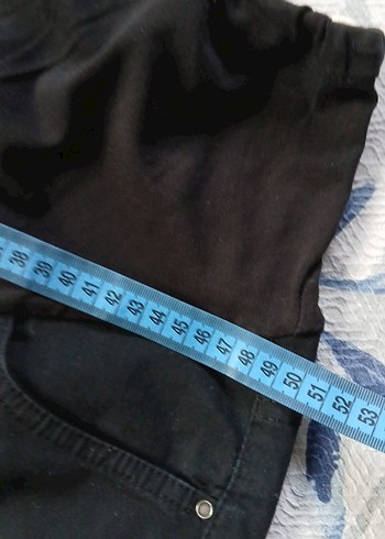 46 Beden Siyah Salaş Hamile Kot Pantolon