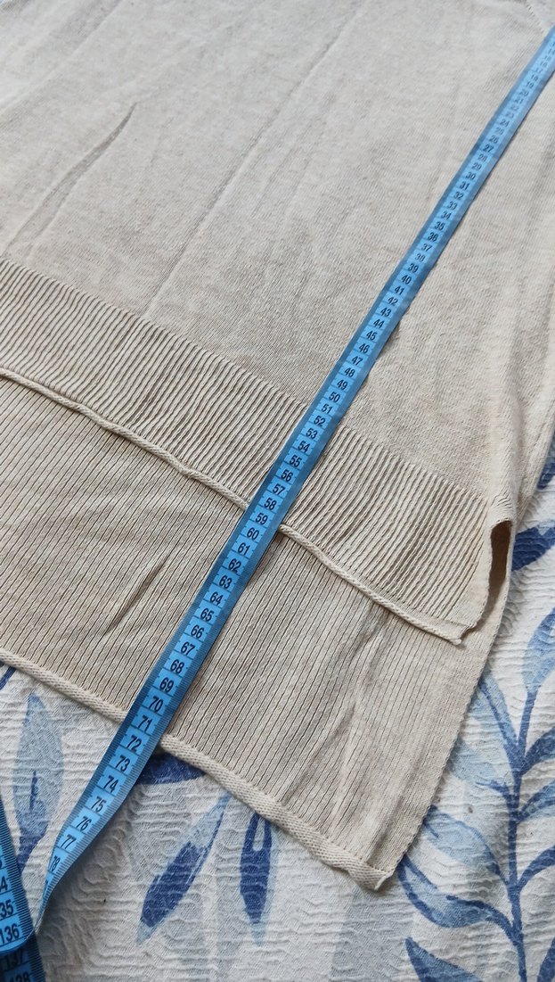 Bej Kadın Triko Uzun Kollu Basic Kazak - Görsel 3