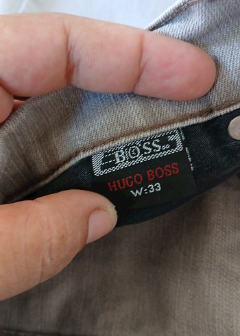 Erkek Bej Denim Pantolon, Regular Fit, Midi Boy - Görsel 5