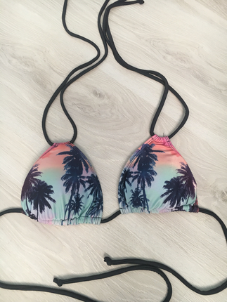 Palmiye desenli bikini
