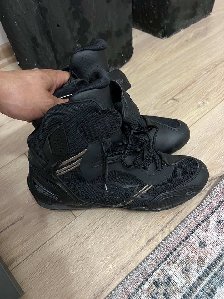 Erkek Siyah motor Ayakkabısı - Görsel 4