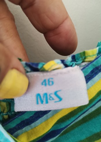 Çizgili, Askılı, Uzun, Kadın Elbise - Görsel 11