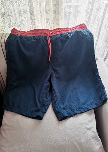 Koyu Mavi Bel Bantlı Erkek Mayo - Görsel 8