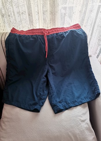 Koyu Mavi Bel Bantlı Erkek Mayo - Görsel 4