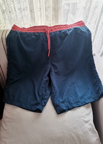 Koyu Mavi Bel Bantlı Erkek Mayo - Görsel 6