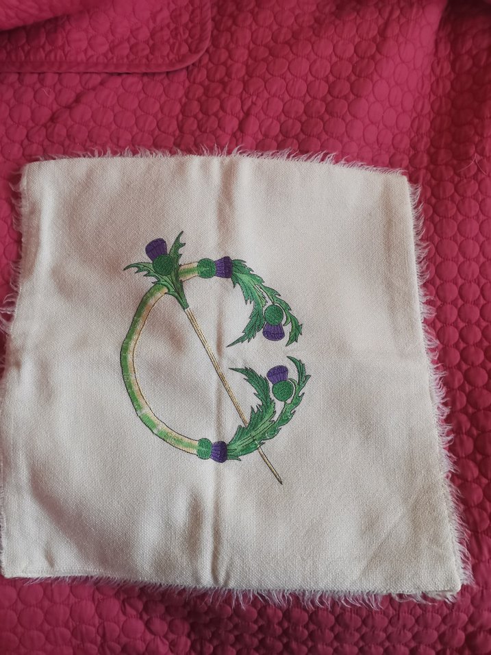 Nakışlı yastık kılıfı - Görsel 2