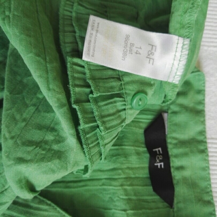 42 Beden yeşil Renk günlük bluz