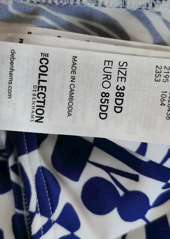 Mavi Desenli Strappy Bikini Takımı - Görsel 6