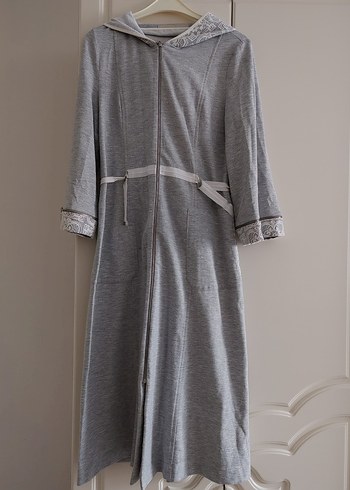 Gri Rahat Kesim Uzun Kaban - Görsel 2