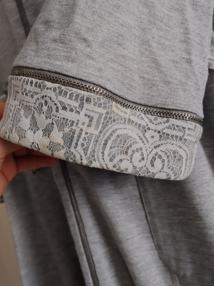 Gri Rahat Kesim Uzun Kaban - Görsel 5