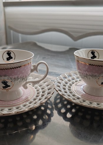 Vintage 2'li fincan takımı - Görsel 2