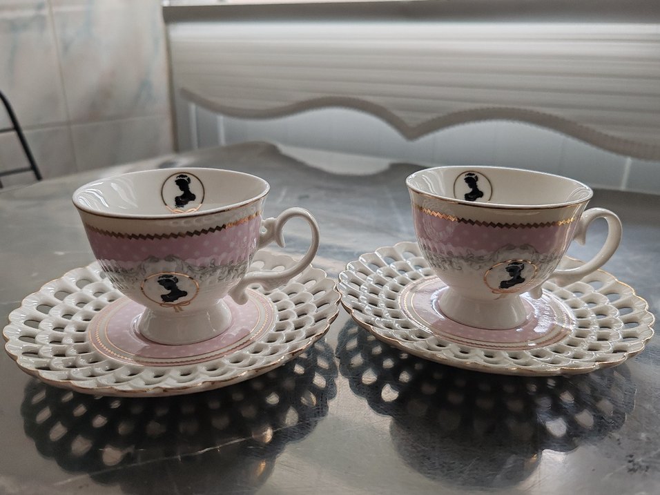 Vintage 2'li fincan takımı - Görsel 2