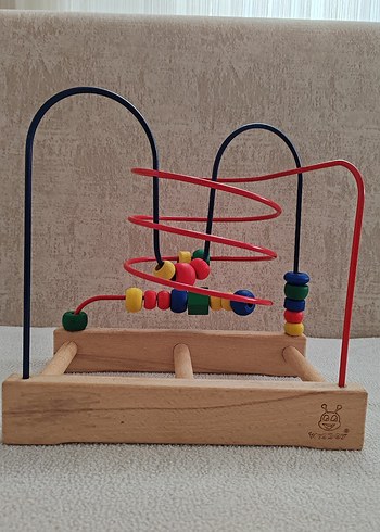 Beden Renkli Ahşap Eğitici Oyuncak