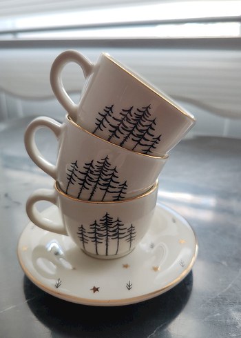 Porland 3'lü Porselen Fincan Takımı - Görsel 2