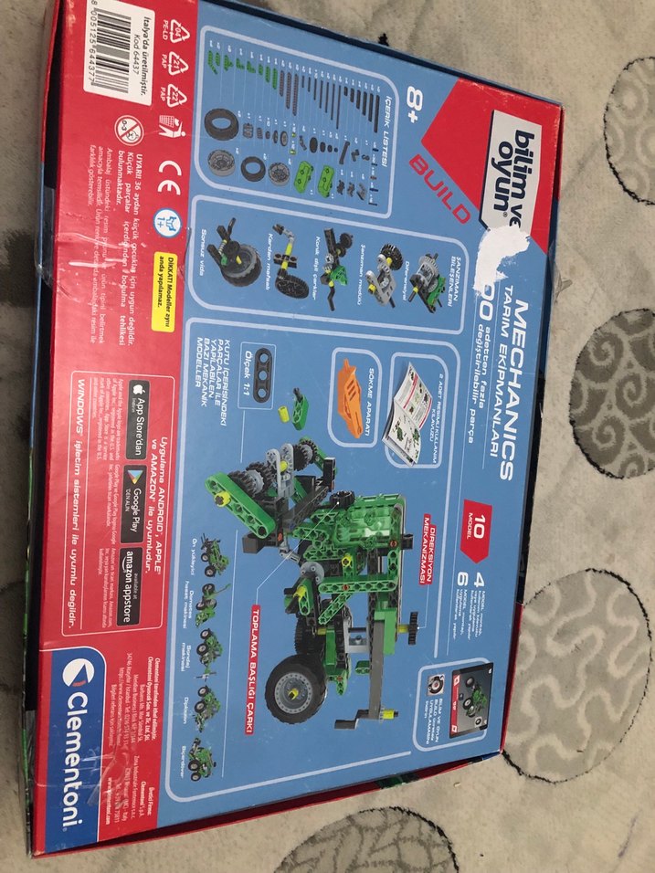 Yeşil Mekanik Lego Seti - Clementoni - Görsel 4