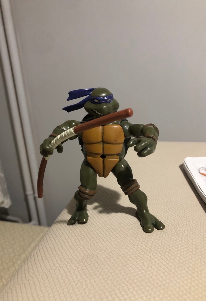 Kahverengi Ninja Kaplumbağa Aksiyon Figürü - Görsel 2