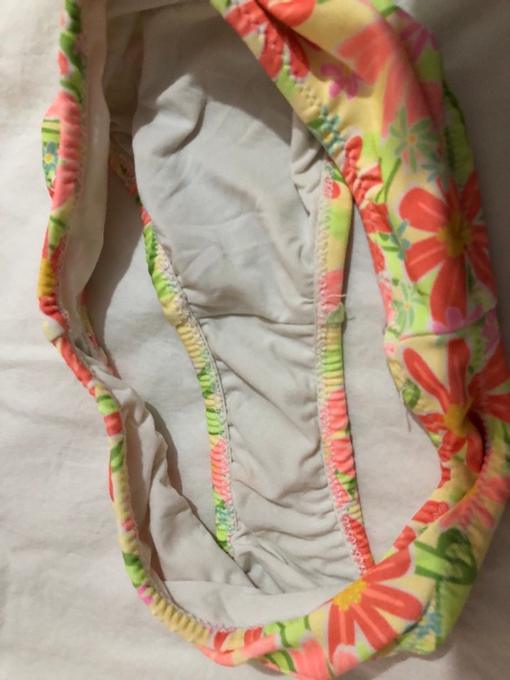 Pembe Çiçekli Kız Bikini Takımı - Görsel 3