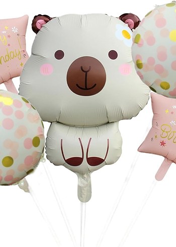 capybera folyo balon Temalı Parti Balon Seti