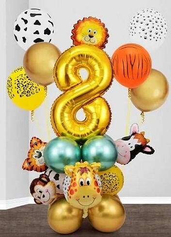 Safari balon seti