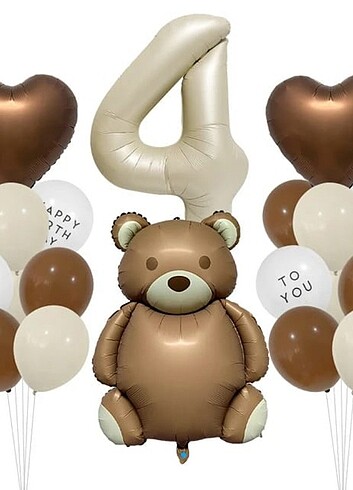 Büyük ayı Bobo folyo - Görsel 3