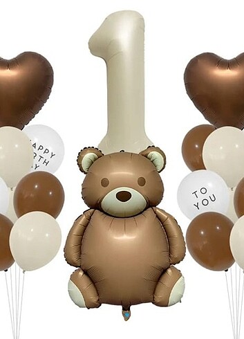 Büyük ayı Bobo folyo - Görsel 4