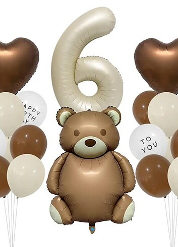 Büyük ayı Bobo folyo - Görsel 6