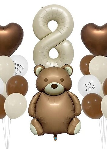 Büyük ayı Bobo folyo - Görsel 8