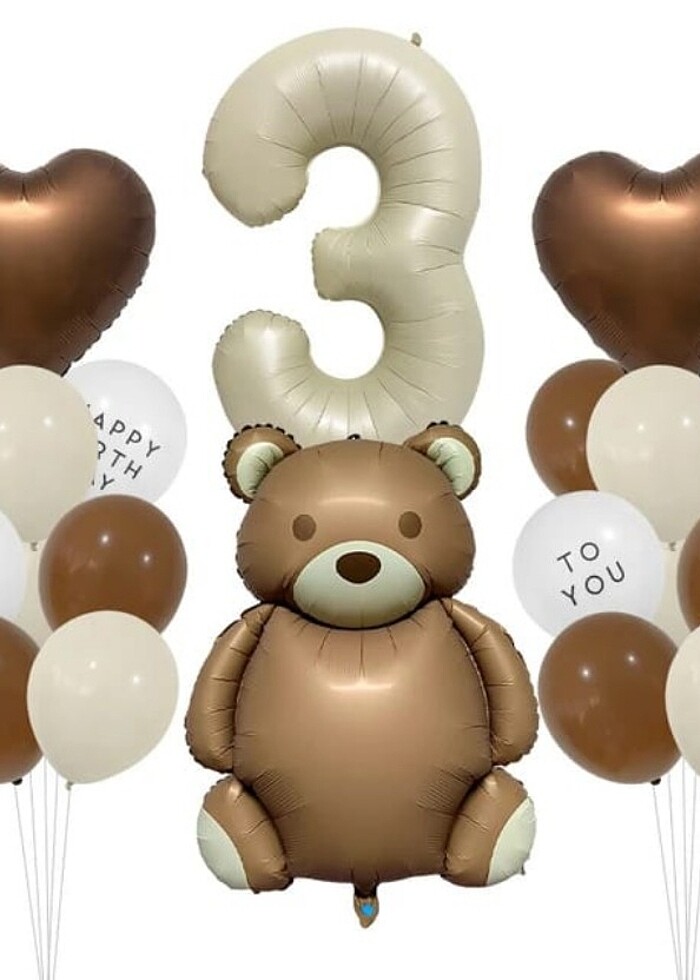 Büyük ayı Bobo folyo - Görsel 2