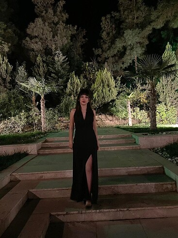 Dilvin Siyah gece elbisesi