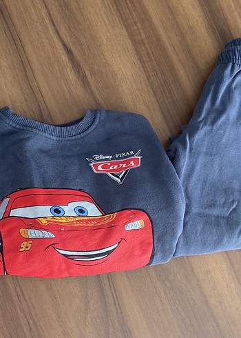 ZARA Lacivert şimşek McQueen Baskılı Erkek Çocuk Takımı