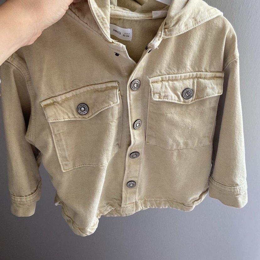 Mango baby Bej Erkek Çocuk Düğmeli  Ceket 18-24 ay - Görsel 4