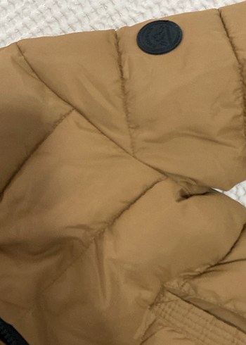 Mango Kahverengi Kürklü Kapüşonlu Erkek Çocuk Mont - Görsel 5