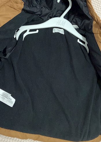 Mango Kahverengi Kürklü Kapüşonlu Erkek Çocuk Mont - Görsel 4