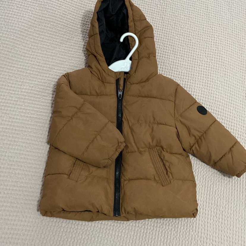 Mango Kahverengi Kürklü Kapüşonlu Erkek Çocuk Mont - Görsel 2