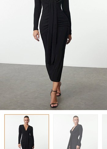 Siyah uzun Elbise - Görsel 2