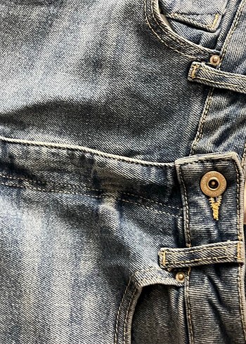 Kadın Mavi Pastel Kot Pantolon - Görsel 5