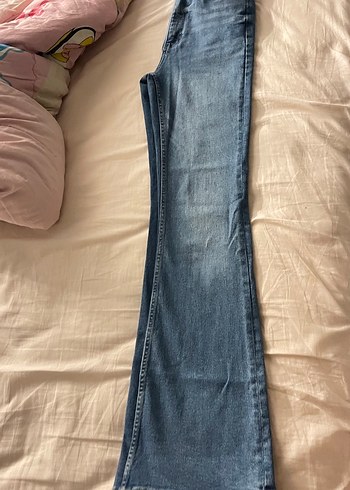 Kadın Mavi Pastel Kot Pantolon - Görsel 6